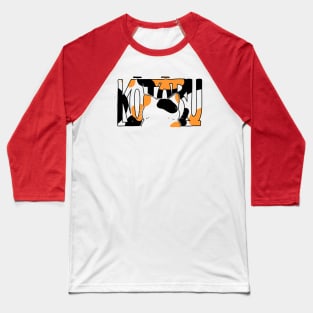 後頭部　- KŌTŌBU-  Calico cat version Baseball T-Shirt